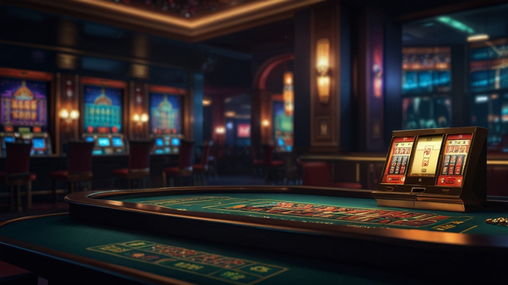 Verification documents beside a glowing casino bonus account screen